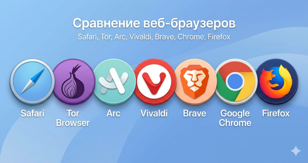Какой браузер выбрать для Mac.