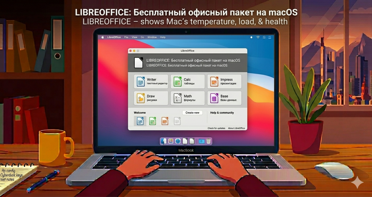 LibreOffice — бесплатный офисный пакет на macOS