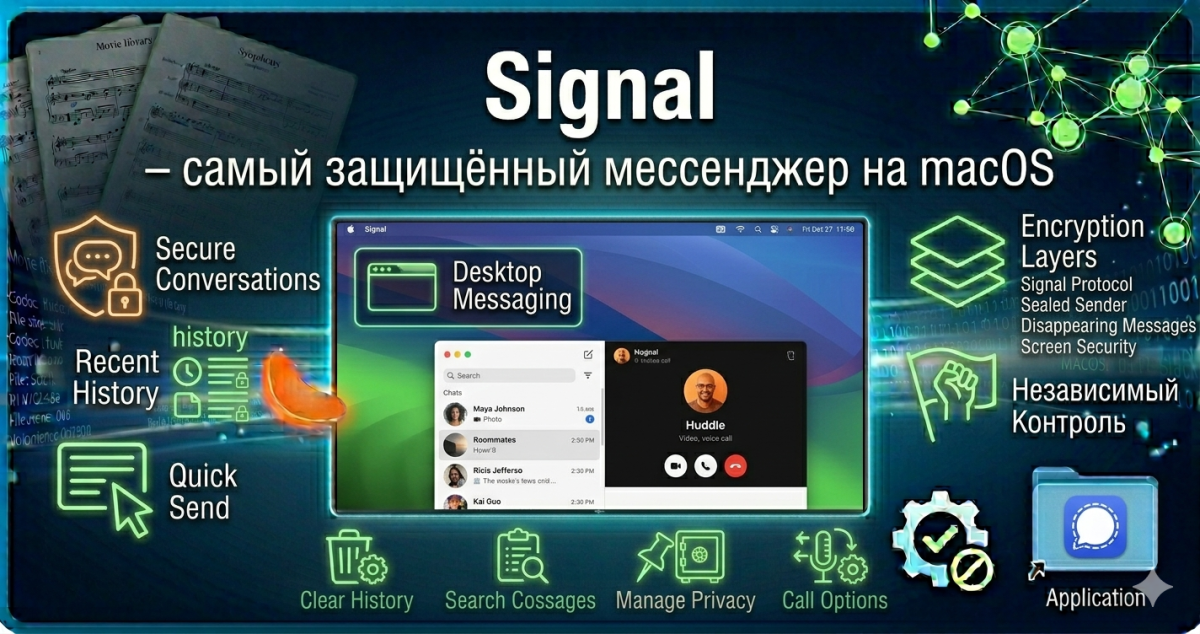 Signal — самый защищённый мессенджер на macOS
