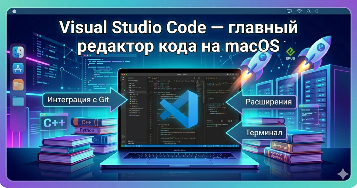 Visual Studio Code — главный редактор кода на macOS