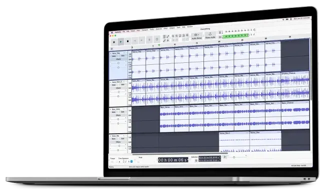 Audacity - бесплатно для macOS