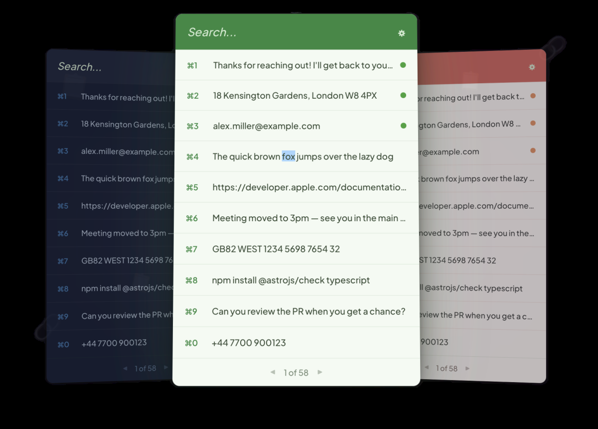 CopyClip - Clipboard History