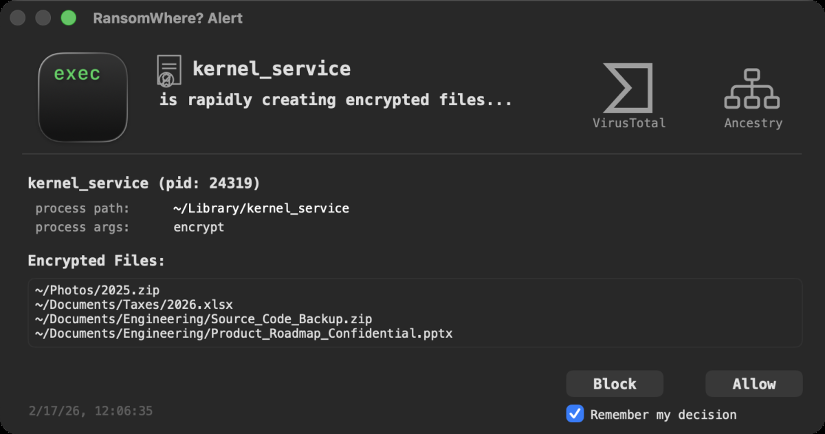 RansomWhere - бесплатно для macOS