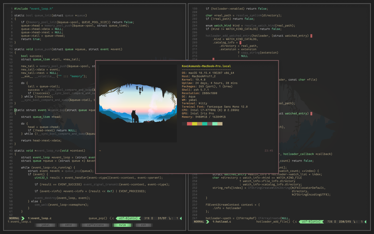 Yabai - бесплатно для macOS